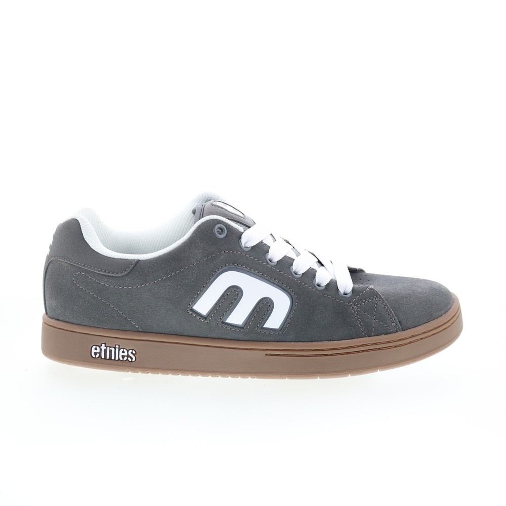 Etnies Callicut 4101000014380 Mens Gray Suede Skate Inspired Sneakers Shoes