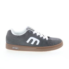 Etnies Callicut 4101000014380 Mens Gray Suede Skate Inspired Sneakers Shoes