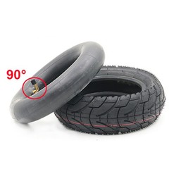 TUOVT 80/65-6 Tire &10×2.5 Tube fit 255×80 & 10×3 Bent Valve Stem Apollo Scooter