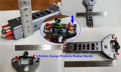 Repeating Pocket Slingshot Max 12 Balls Come with 2 Magazines 5 Bandsets Model B