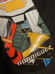 RARE SIGNED Paul Rodriguez Transformers Optimus Prime Primitive Skateboard Deck