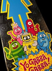 RARE SIGNED Eric Koston Yo Gabba Gabba! Girl Skateboard Deck Cartoon AUTOGRAPHED