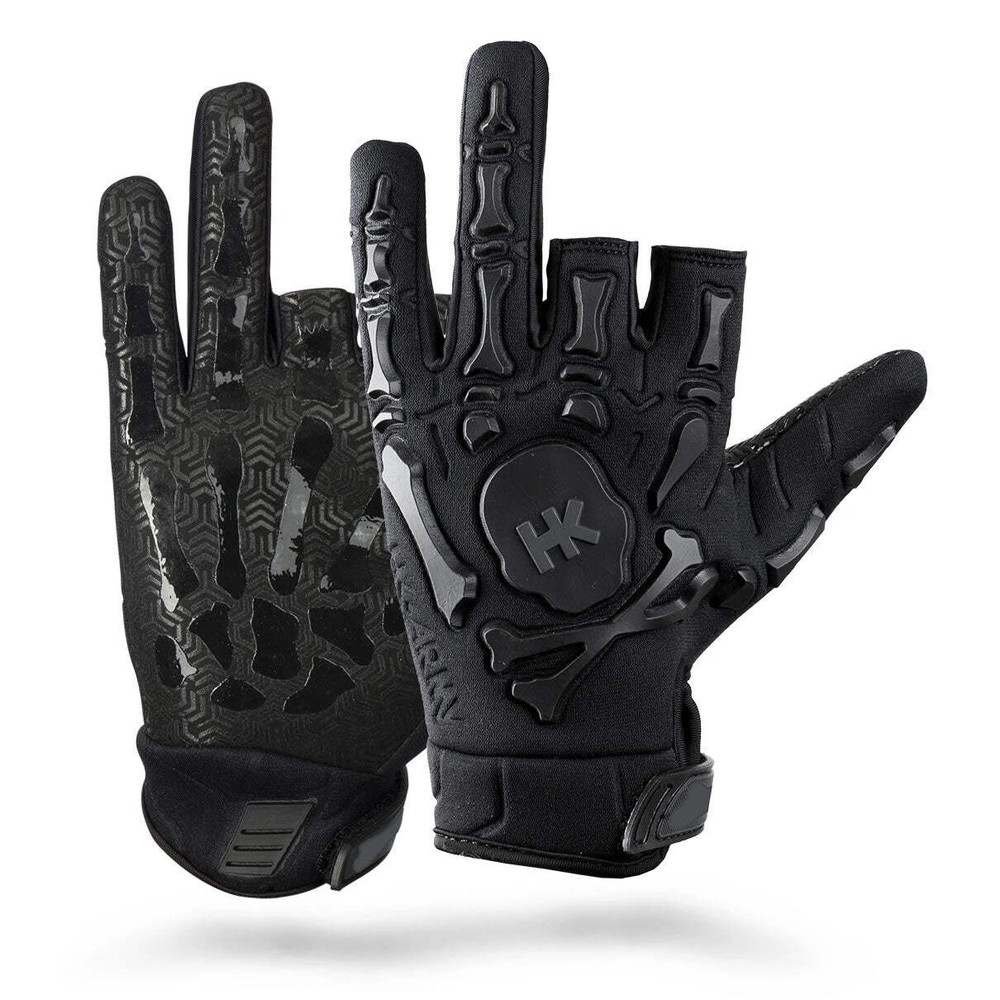 HK Army Bone Gloves – Black / Black – Medium