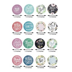 1000 Assorted 1.5″ Round Self Adhesive Thank You STICKERS DIY Crafts Labels SALE