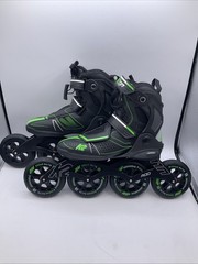 K2 MOD 110 Inline Skate US 7 EU 39.5 CM 25 Black/ Green Speed Lacing