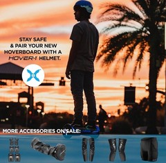 Hover-1 Drive Hoverboard Self Balancing Scooter 6.5” Wheels LED Lights Black