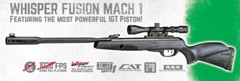 Gamo Whisper Fusion Mach 1 .177 Caliber 1020 fps Air Rifle w/3-9×40 Scope