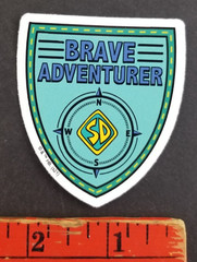 Scooby Doo Cartoon Skateboard Sticker