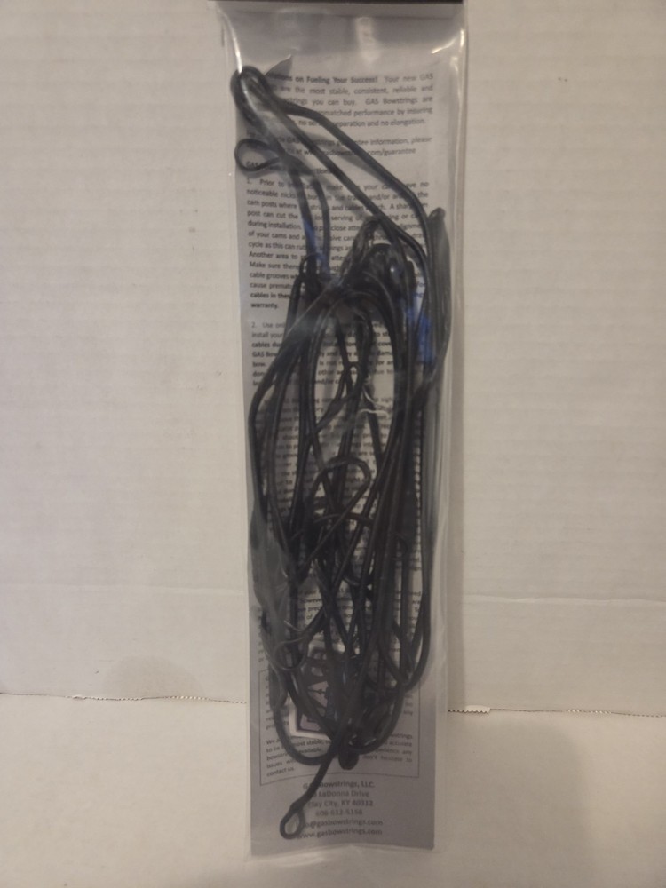 FACTORY HOYT RX-9 RX10 ULTRA Bow Strings w/Speed Nocks Ultra Black COMPLETE SET