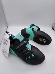 Scarpa Instinct VS Wmn Climbing Shoes Women’s Size 6.5, New In Box, Black & Aqua