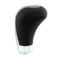5 Speed Shift Knob Aluminum Alloy Car Gear Stick Weighted Shifter Knob Silver