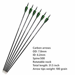 30-50lbs Takedown Recurve Bow Carbon Arrows Kit Archery Target Hunting Shoot