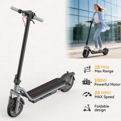 550W ADULT ELECTRIC SCOOTER 28 MILES FOLDING 20 MPH E-SCOOTER URBAN COMMUTER NEW