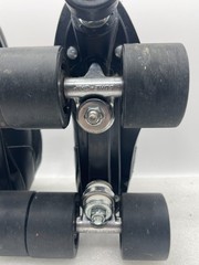 VTG Riedell Carrera Speed Roller Skates Size 5 Black Leather Model 105B