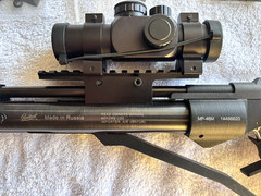 Baikal MP-46M .177 Single Stroke Pneumatic Match Air Pistol with Scope & Case