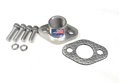 Female 1/2 NPT Stainless Exhaust adapter for some Small Briggs & Tecumseh motor