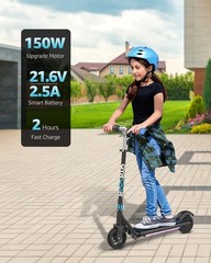 Gyroor H30 Max Electric Scooter for Kids Ages 6-12, 150W Powerful Motor