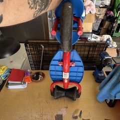 Huffy Marvel Spider-Man 3-Wheel Kick Scooter Adjustable Handlebar Blue/Red/Black