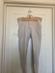 Devon Aire Equestrian Riding Breeches Knee Patch Tan Pants Size 30 Regular