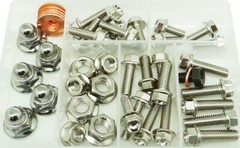 Honda CR80 Top End Engine Nuts Bolts Kit CR 80 80R 80RB 80RR CR80R CR80RB Nickel