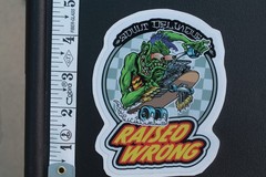 Adult Delinquents Raised Wrong Rat Fink Punk Z14B Vintage Skateboarding STICKER