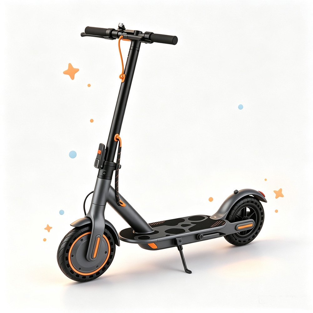 350W Kids Electric Scooter Foldable Long Range Scooter with Front Rear Lights