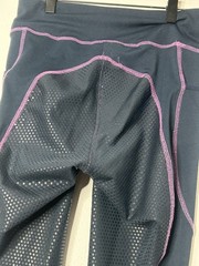 Riding Sport Dover Saddlery Leggings Navy Blue Medium Made in India Equestrian