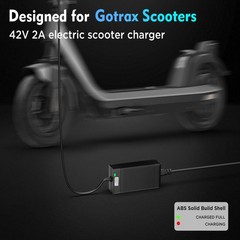 EVAPLUS UL Certified 42V 2A Fast Charger with 5 Type Plugs for 36V Lithium Ba…