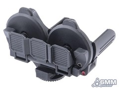 6mmProShop Airsoft Compact Rail-Mount Grenade Launcher Double Launcher Replica