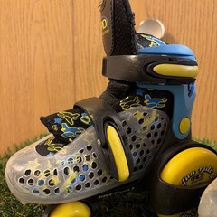 Roller Derby Unisex Kids Fun Roll Blue Adjustable Roller Skates Sz 7-11 W/brakes
