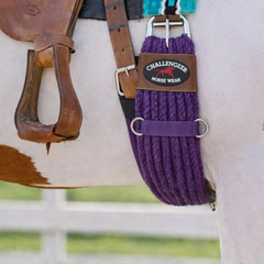 Western 27 Strand Double Weave Purple Mohair Roper Cinch 97RT07PP