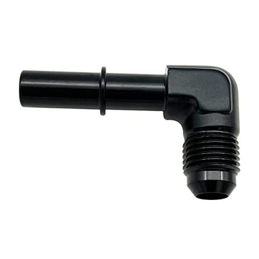 KRD PERFORAMANCE Aluminum 5/16 SAE Quick Connect to 6AN 6AN to 5/16 90 Degree