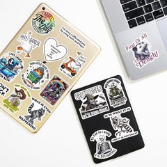 200 PCS Funny Holographic Stickers for Adults, Waterproof Vinyl Sarcastic Mem…