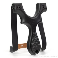SimpleShot SCOUT LT2 Slingshot Bundle with Flat Bands, Target, Clay Steel Ammo