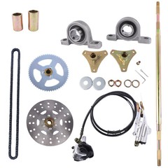 Drift Trike Go Kart Rear Live Axle Kit, Sprocket & Hub, Brake Assembly ATV Quads