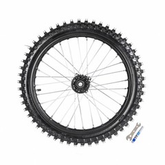 70/100-19 90/100-16 Tire Rim Wheel Assembly Disc Rotor Sprocket Dirt Pit Bike