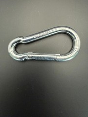 4 Pack 5/16″ Snap Hook Carabiners 500 LBS WLL Zinc Plated Steel $12.99