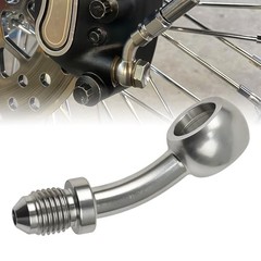 AN3 (3/8’‘) Male Banjo Fitting with 10mm Banjo Eye for AN3 PTFE Brake 28 Degree