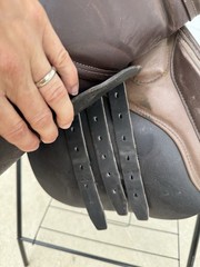 Courbette Alpina Brown Close Contact Jumping English Saddle 16.5