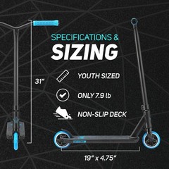 Envy Scooters ONE S3 Stunt Scooter – Trick Scooters for Kids 6-12 Years – Beg…