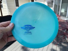 2021 Blue GLOW Flat Champion Eagle Disc Golf Innova Penned (Free Returns) #2416
