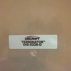 Discraft Terminator Test Flight Distance Driver Premium Pink /Peach 173-174g