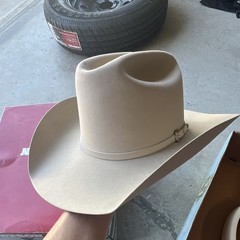 Stetson Western Cowboy Hat Beige/Tan Felt Size 7 1/2 (60 cm)