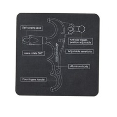 4-Finger Compound Bow Release Aids 360° Thumb Trigger Tools for Archery Hunting