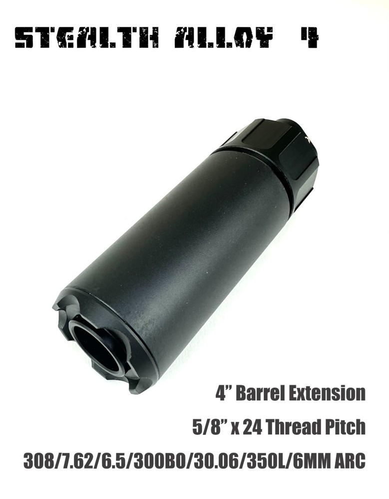 VeilStrike 4″ Bronze 5/8″x24 Muzzle Brake Extension Tube for GBB