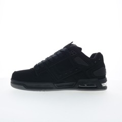 Osiris Peril 1308-1874 Mens Black Suede Lace Up Skate Inspired Sneakers Shoes 8