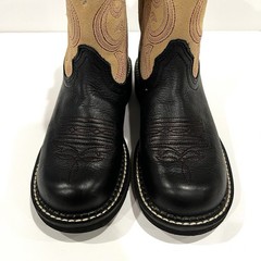 Ariat Fatbaby Heritage Western Cowgirl Boots Womens Size 6 Black Cream 10021464