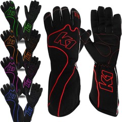 K1 – RS-1 Karting Gloves – Reverse Stitched Lightweight Kart Racing Gloves