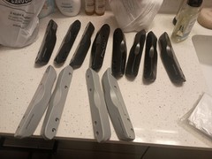 Rollerblade Solo Sole Plates Size 8.5 Black And Grey 3 Pair
