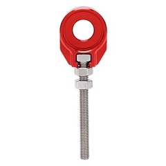 Motorcycle 2pcs 12mm Chain Adjuster Tensioner CNC Universal for CRF50F red